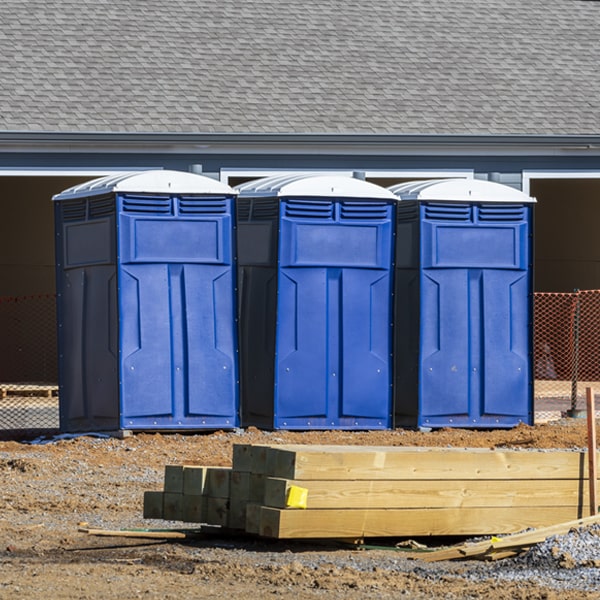 how can i report damages or issues with the portable toilets during my rental period in Fruitport MI